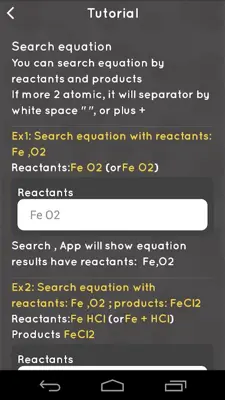 Chemistry Dictionary android App screenshot 2